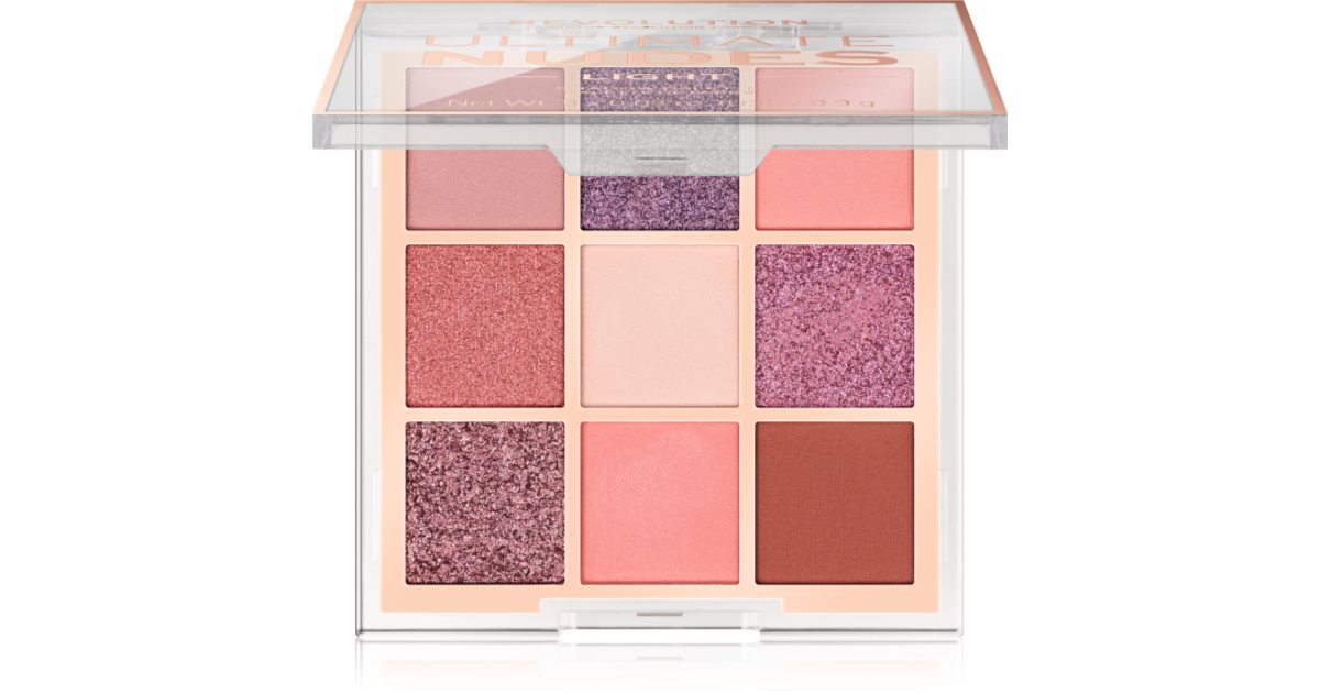 Makeup Revolution Ultimate Nudes Lidschattenpalette Farbe Light 8 g