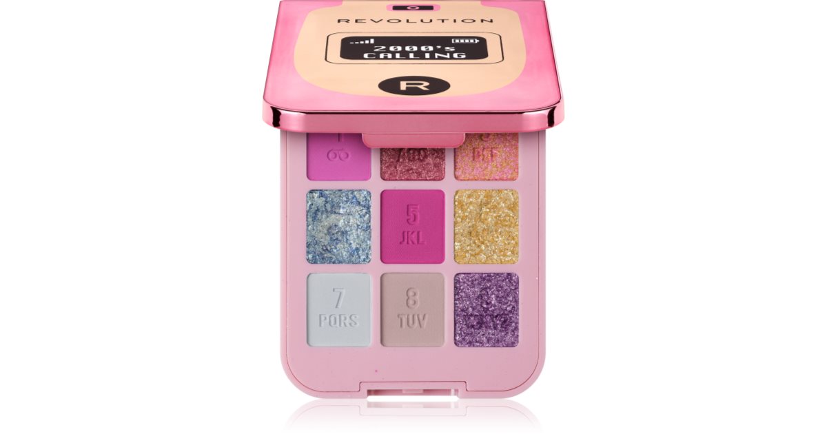 Makeup revolution Y2K Baby Flip Phone Palette – Lidschatten 3,6 g 2000's Calling