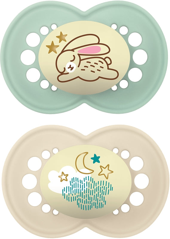 MAM Original natt 6m+ babysmokk 2 stk