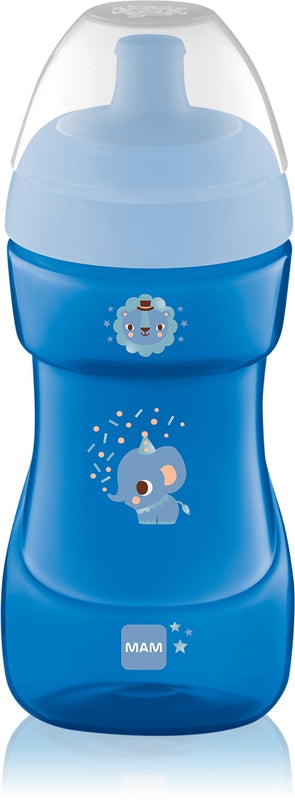 MAM Sportsflaske for barn Blå 330ml