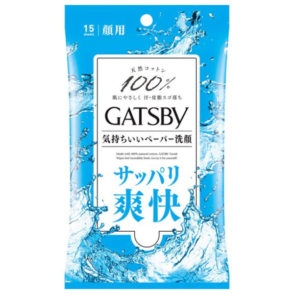 Mandom - Gatsby Facial Paper Small Pack - 15 sheets - Original
