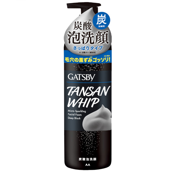 Mandom - Gatsby Micro Sparkling Facial Foam - 200ml - White Clay