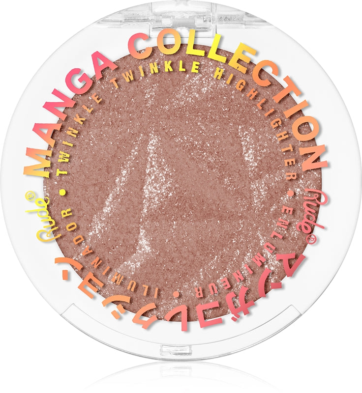 Rude Cosmetics Manga Collection Twinkle Twinkle Kompaktpuder Textmarker Farbe Sawa-Chan's Heart 4 g