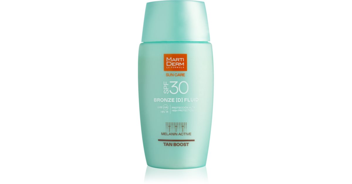 Martiderm Sun Care Bronze (D) Fluid do twarzy SPF30 Każdy rodzaj skóry 50ml