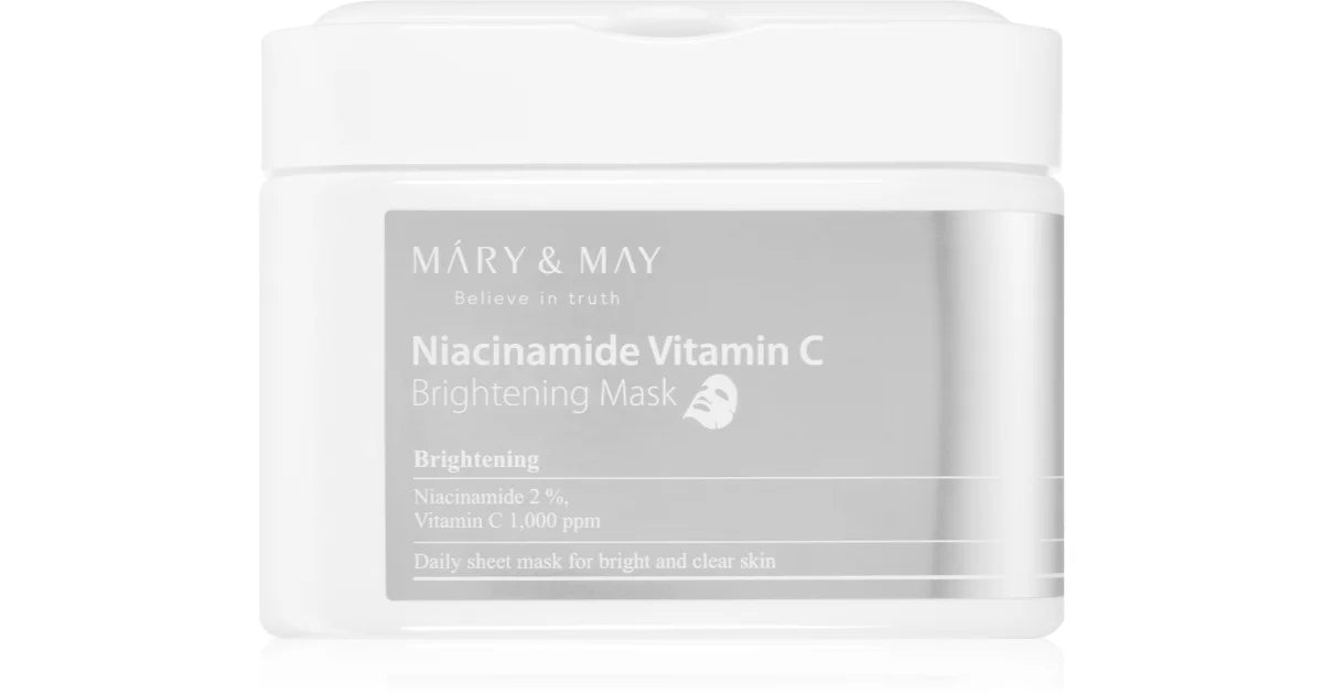 Mary & May Niacinamide Vitamin C Brightening Mask 30Ea-400G