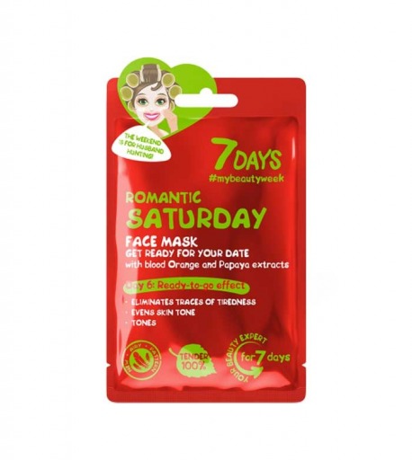 7 Days 7 Day Face Mask - Romantic Saturday