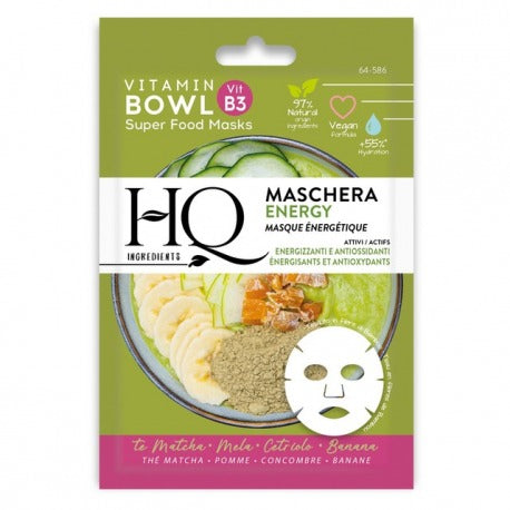 Hq Bowl Fabric Face Mask Energy Energizing and Antioxidant