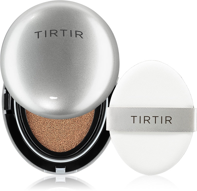 TIRTIR Mask Fit Aura Illuminating Moisturizing Sponge Foundation Color 43N Deep Cocoa 18 g