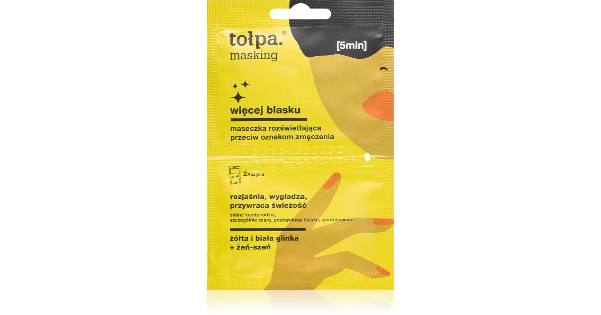 Tołpa Masking illuminating face mask 2×5 ml