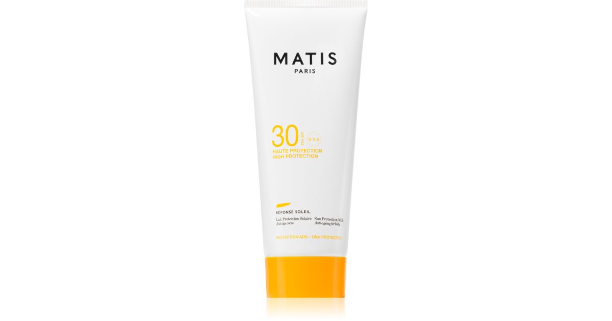 MATIS Paris Réponse sun protection body tanning milk mleczko do opalania SPF 30 200 ml