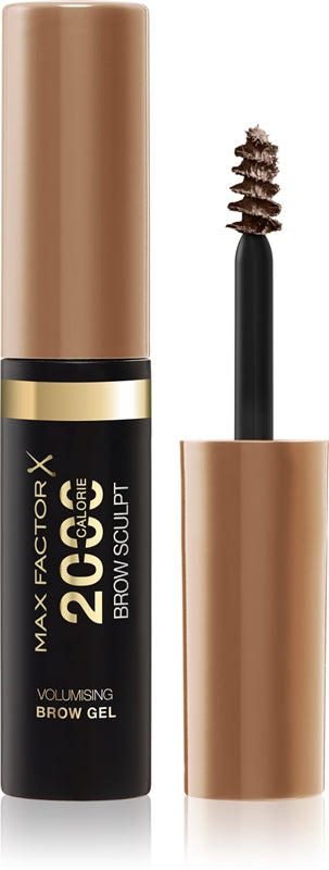Max Factor 2000 kalorier volumgivende øyenbrynsgel 001-mørkblond 4,5 ml