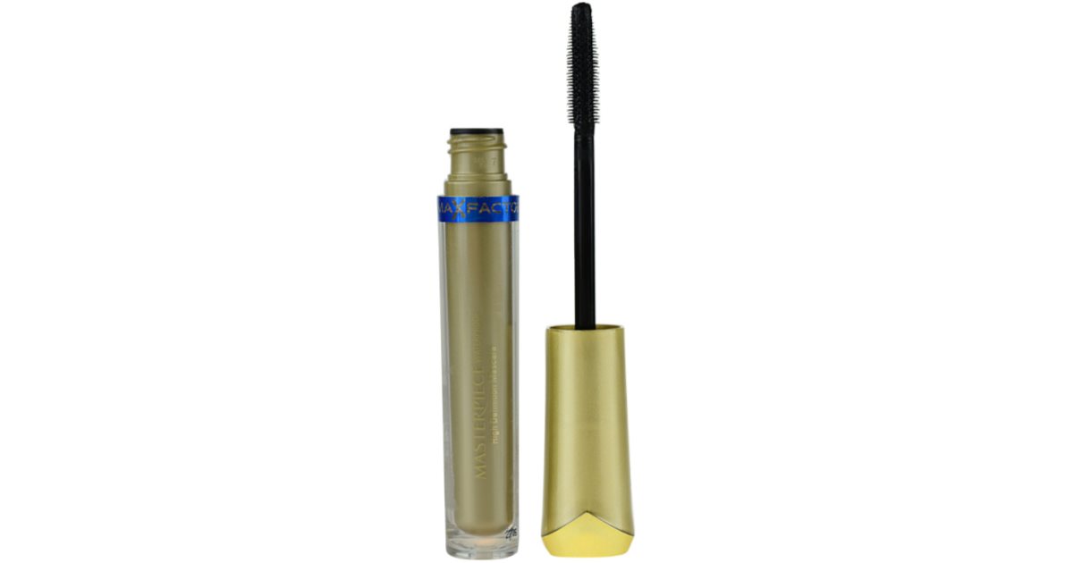 Voděodolná řasenka pro překvapivý vzhled Waterproof Masterpiece (High Definition Mascara) 4,5 ml - Odstín: Černá