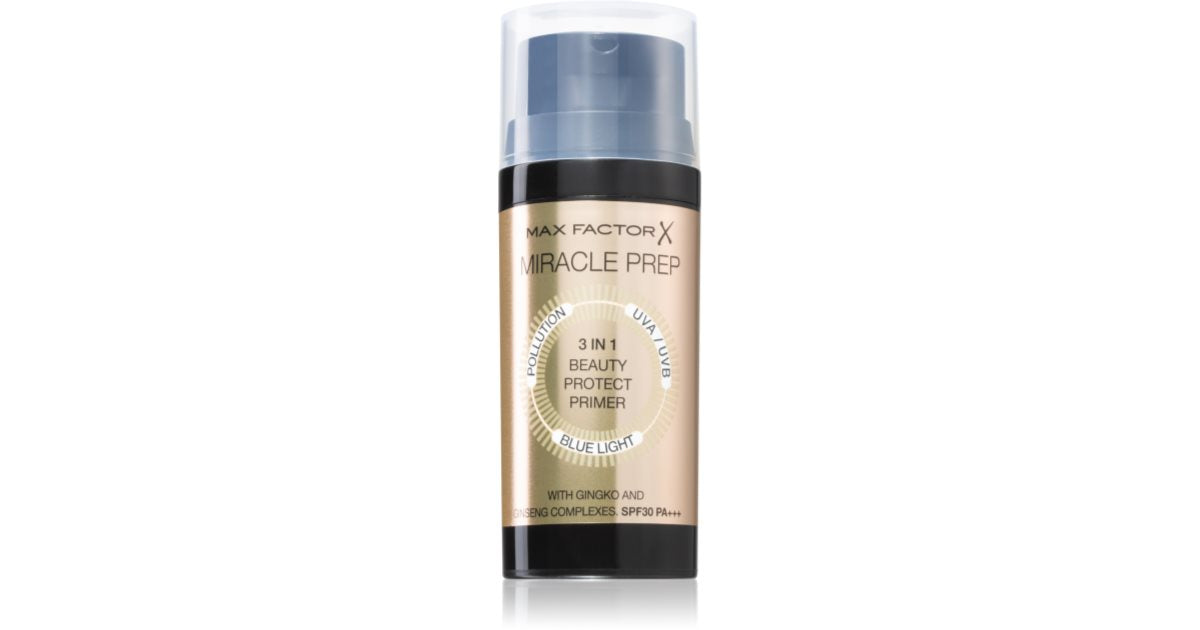 Max factor Cud Prep SPF 30 3w1 Beauty Protect Primer - Baza pod makijaż 30 ml