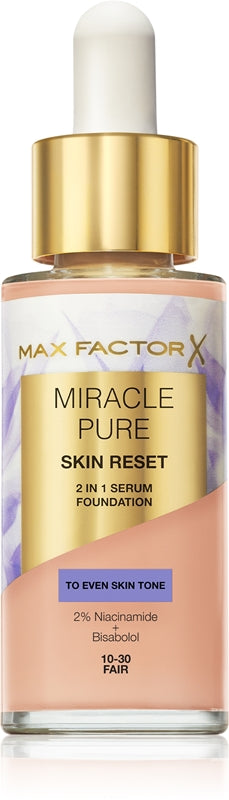 Max factor Miracle Pure Skin Reset 2w1 podkład-serum - makijaż 30 ml 10-30 średni