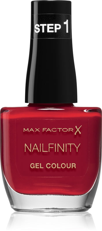 Max Factor Nailfinity Nail Polish 12 ml 310 Red Carpet Ready