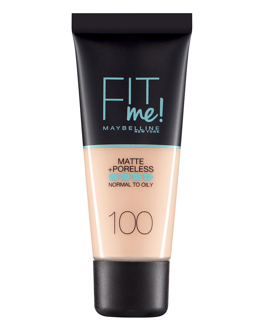 Maybelline Fit Me Matte + Poreless Liquid Foundation 100 Warm Ivory 30ml