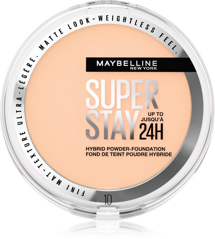 Maybelline SuperStay 24H pudderfoundation 9 g - Nyanser: 10
