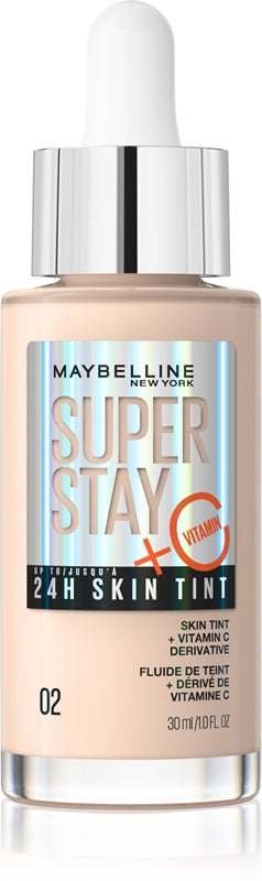 Maybelline Superstay 24H Skin Tent + Vitamina C Fond de ten 30 ml 02