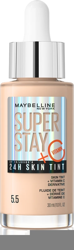 Maybelline Superstay Tinte de Piel 24H + Base de Maquillaje Vitamina C 30 ml 5.5