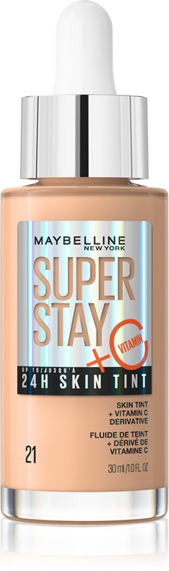 Maybelline Superstay 24H Skin Tint + Vitamin C Foundation 30 ml 21