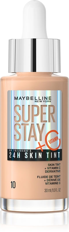 Maybelline Superstay 24H Skin Tent + Vitamina C Fond de ten 30 ml 10