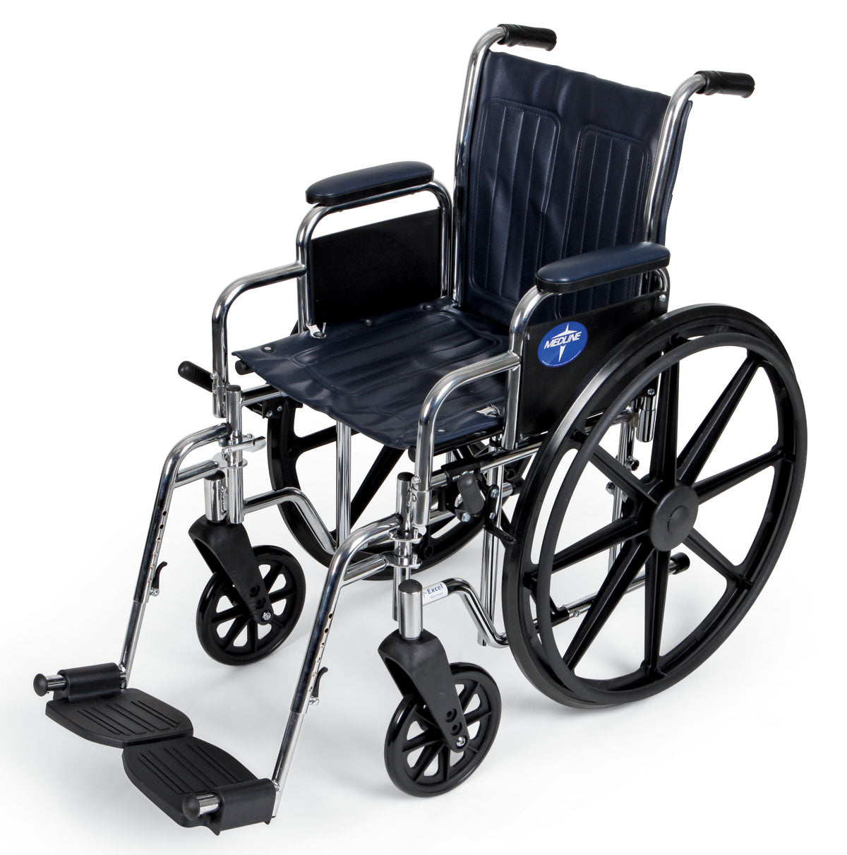 Excel 2000 Wheelchair, 16", Desk Arms, Swing-away Legs