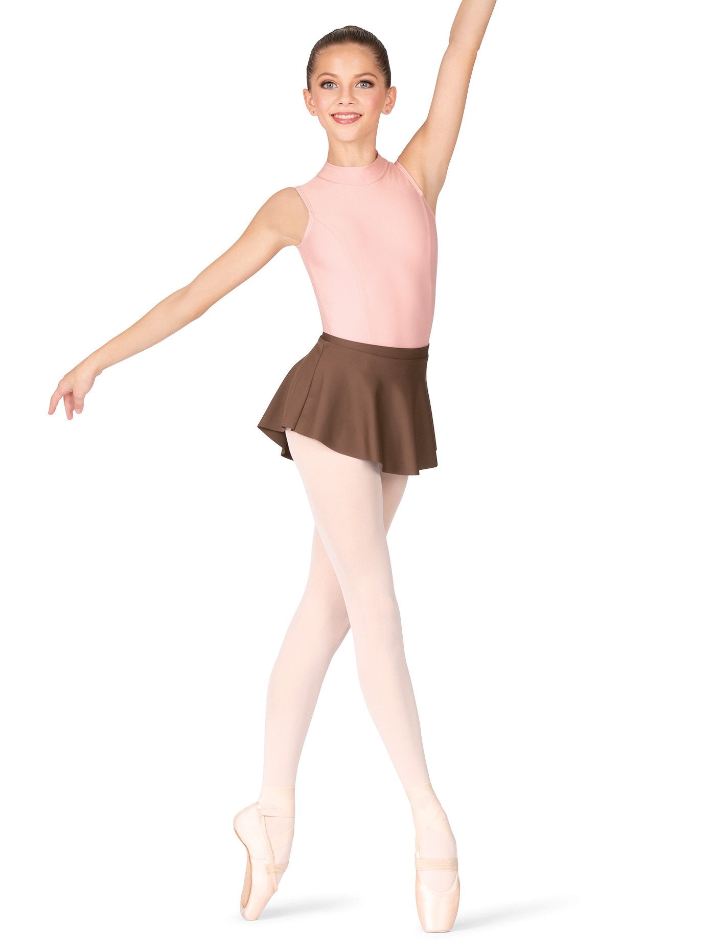 Mariia Crown Girls Tapered Pull-On Skirt Rose I ME635C