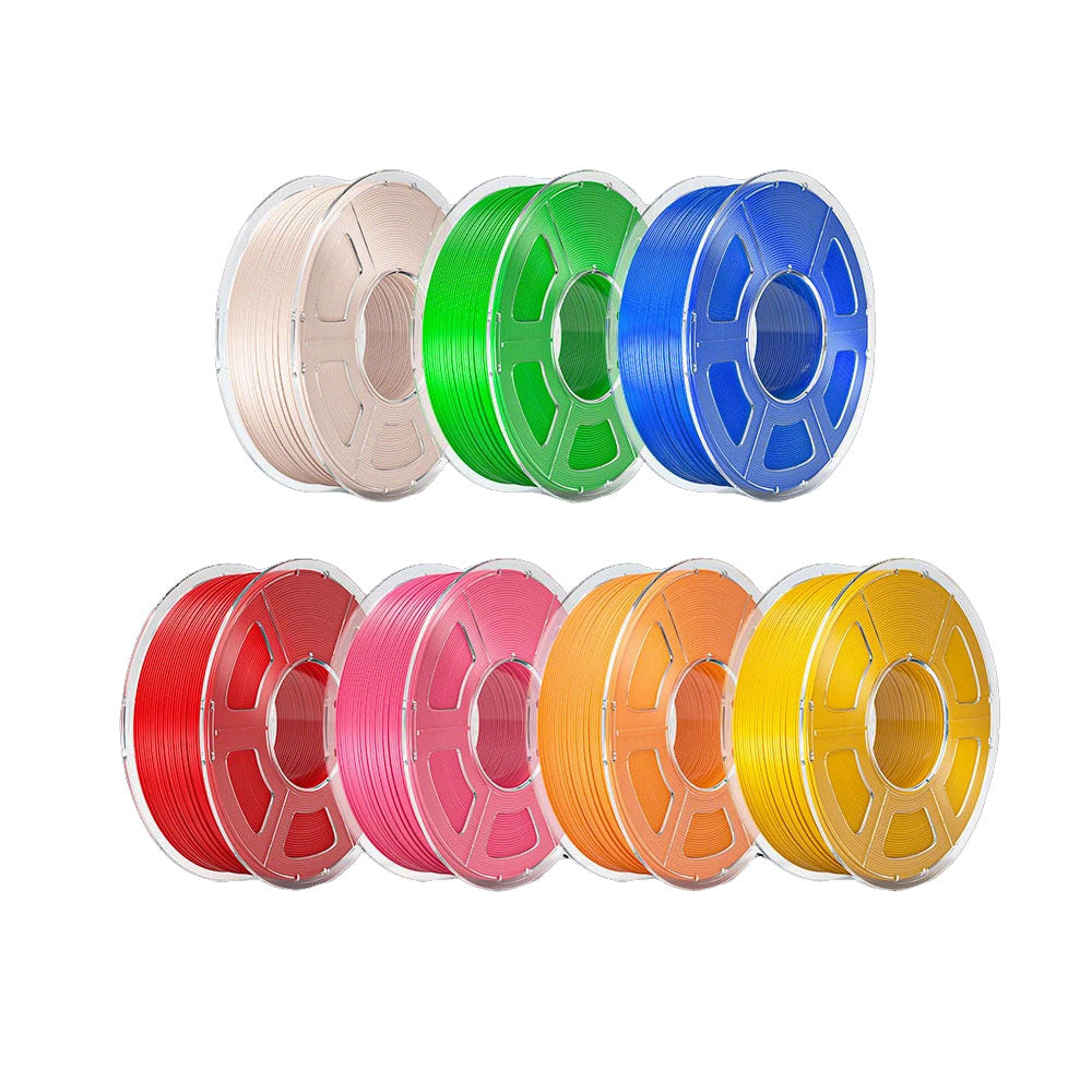 Filament PLA haute vitesse Mecpow 7 kg - 1 kg rouge-bleu-couleur chair-vert-jaune-orange-rose