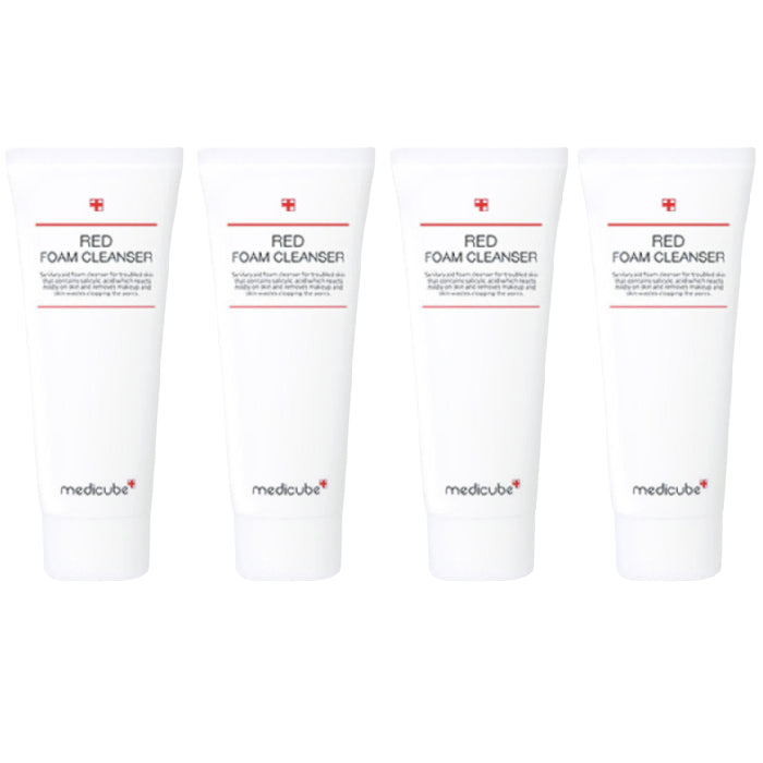 medicube Red Foam Cleanser - 120ml (4ea) Set