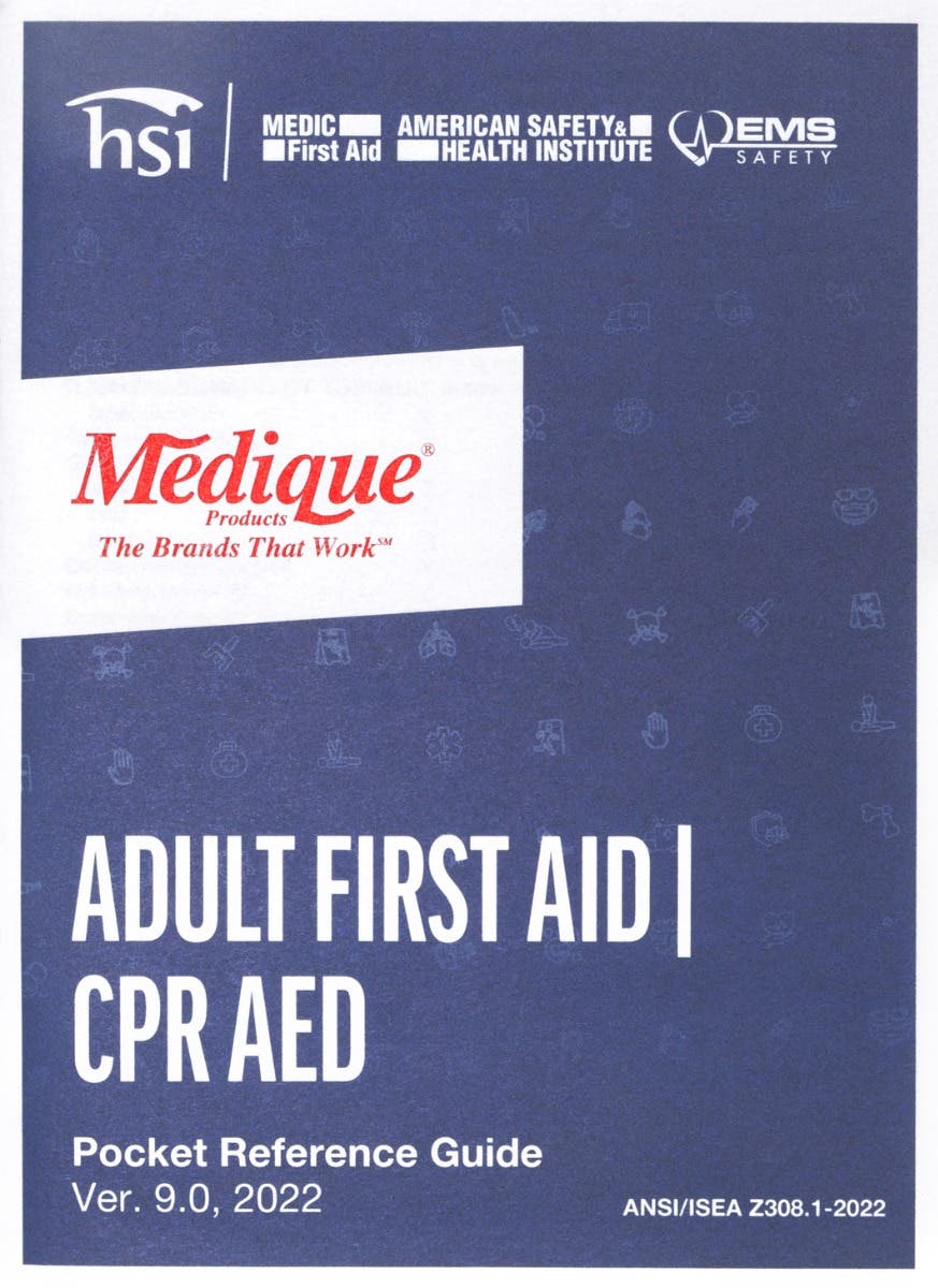 American Safety Health Institute 37-Page First Aid Guide