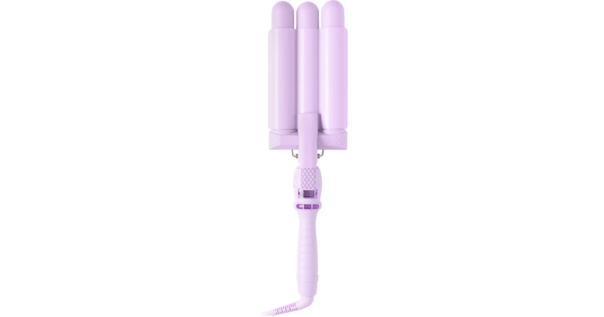Mermade Cutie Waver 22mm Triple Iron Hair Straightener Lilac