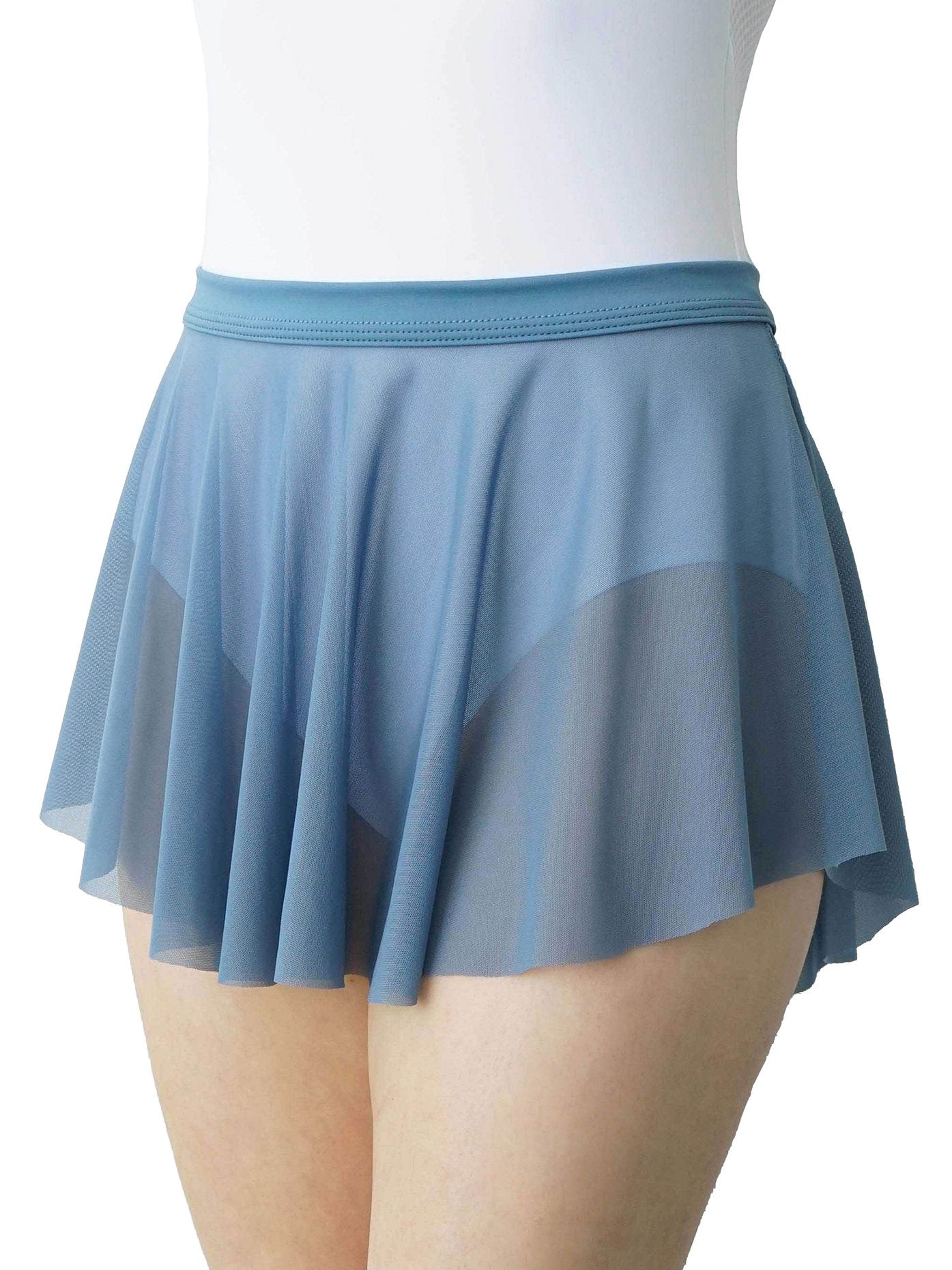 Jule Dancewear Girls Meshie Pull-On Skirt Black ML MESHIE3C