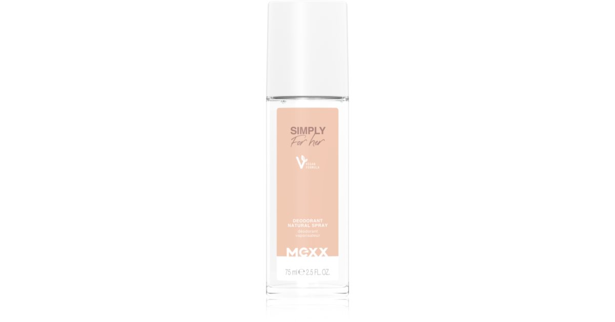 Mexx Ganske enkelt ny deodorant med diffuser for kvinner 75ml