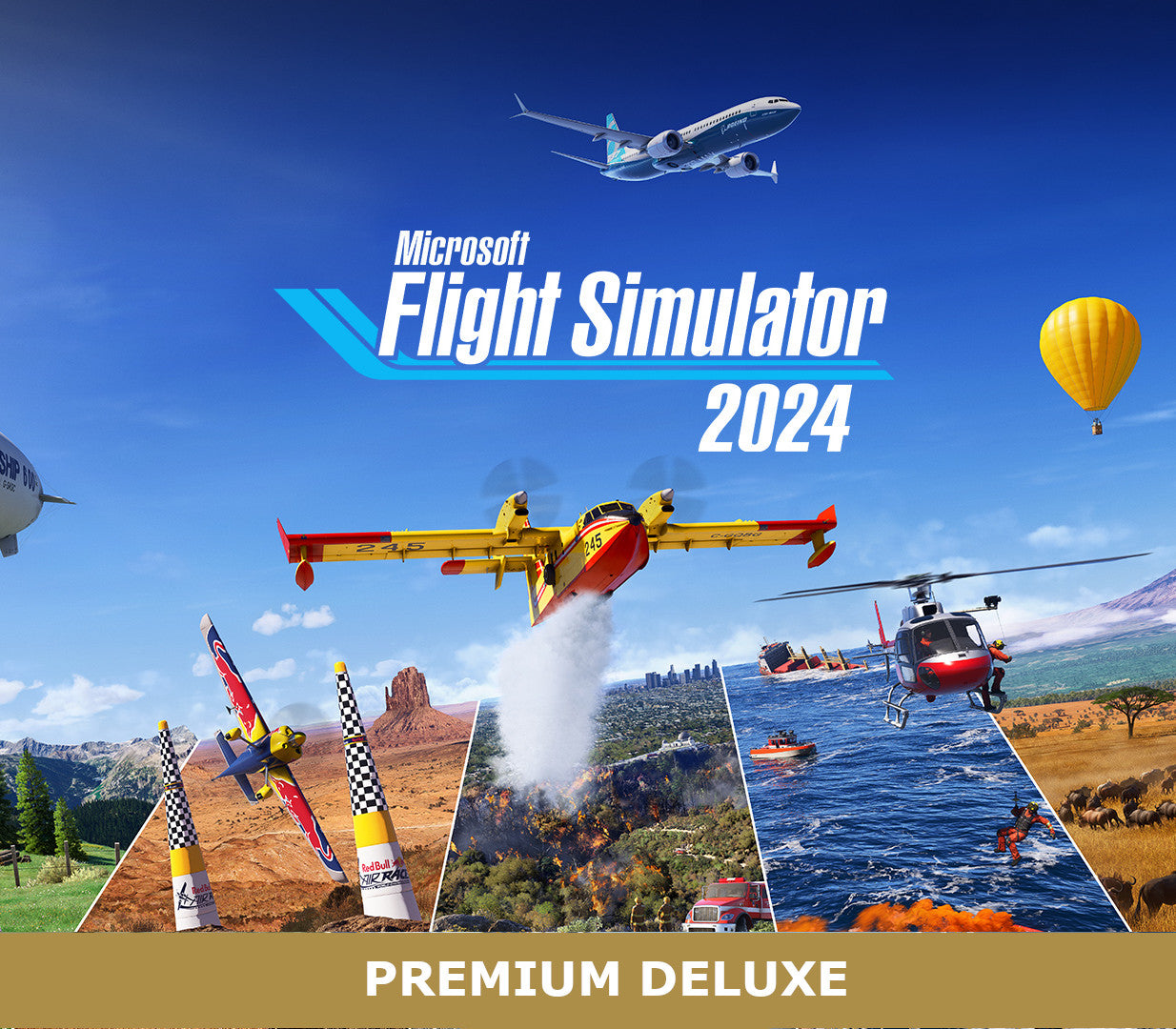 Microsoft Flight Simulator 2024 Premium Deluxe Edition  Xbox Series X|S - PC CD Key