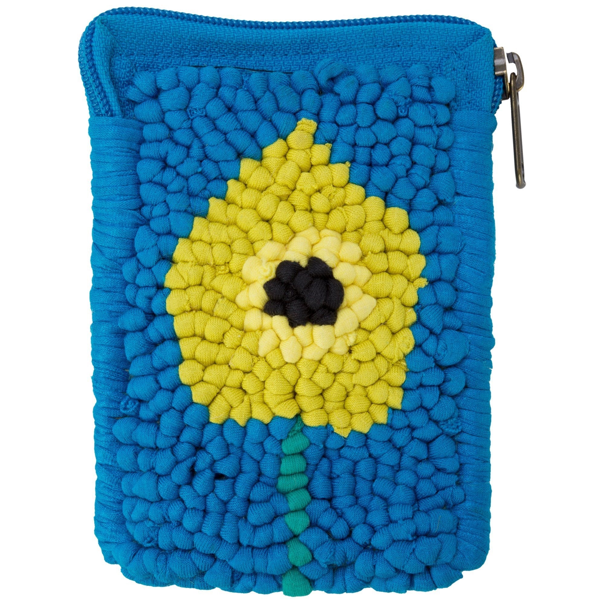 Mielie Gadget Pouch - Poppy - Chartreuse-Blue