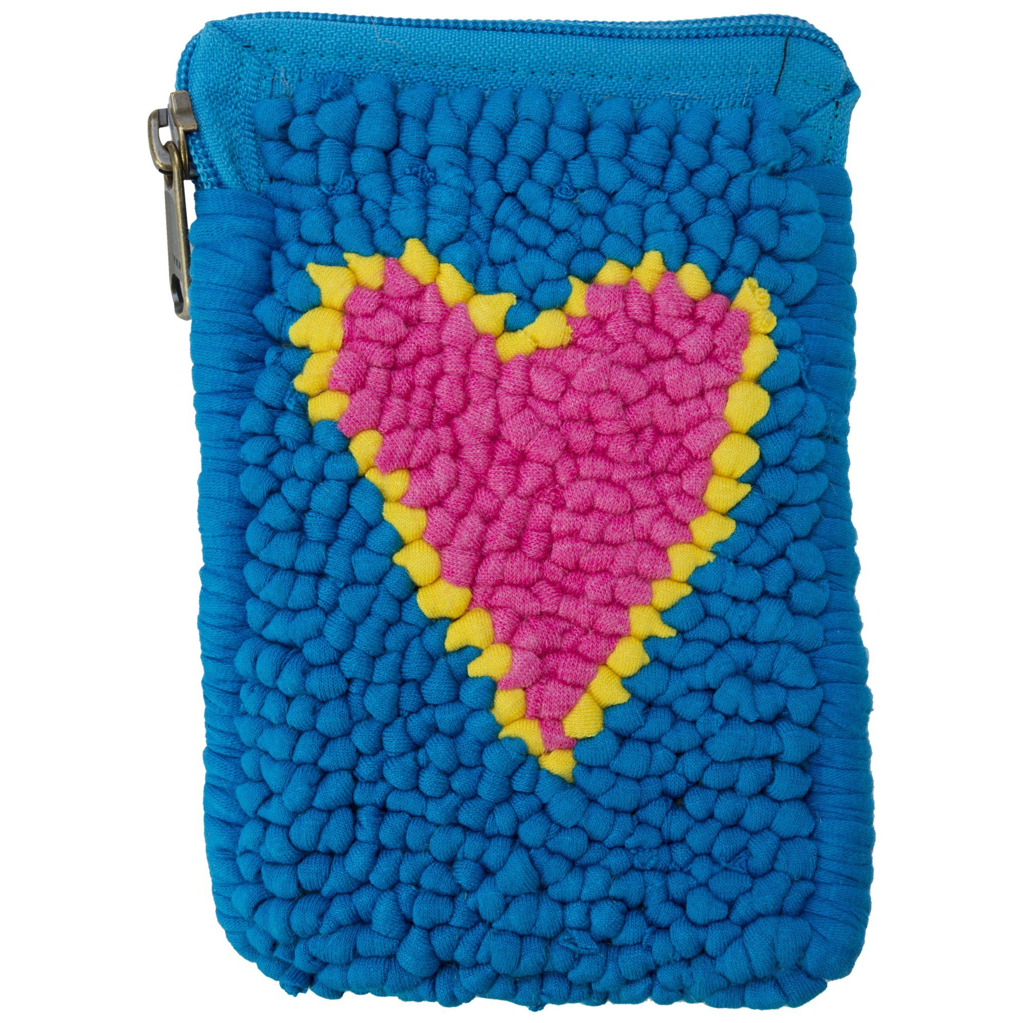Mielie Gadget Pouch - Heart - Pink-Blue