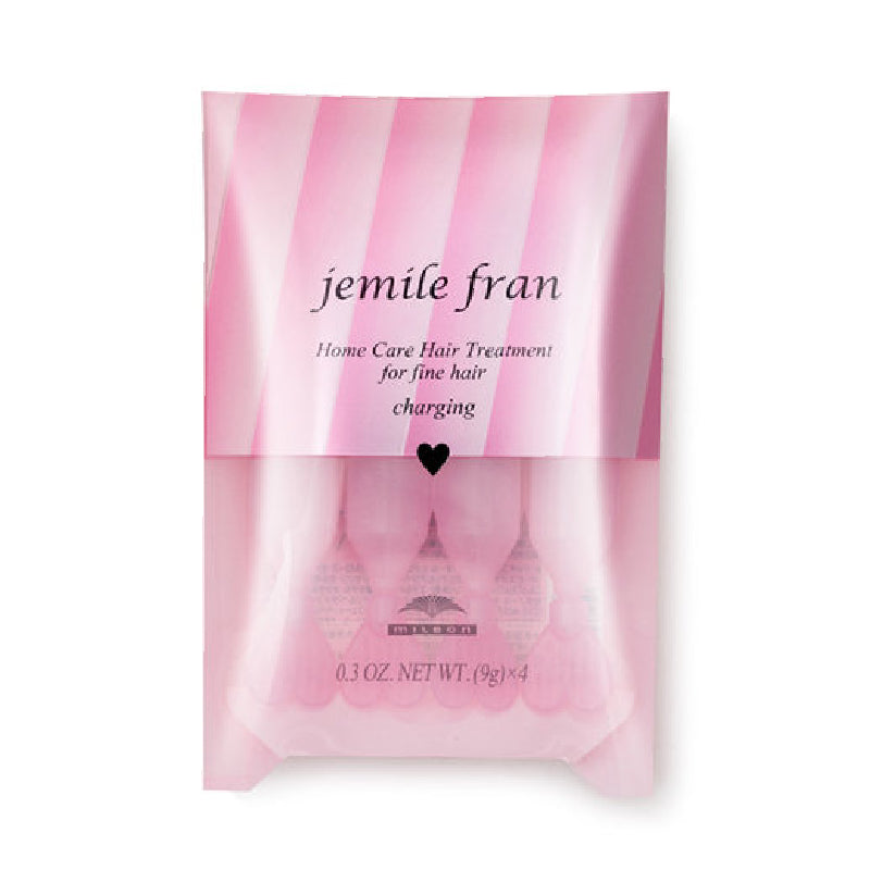 Milbon - Jemile fran - Home Care Hair Treatment - 9g x4 - Heart - For Fine Hair