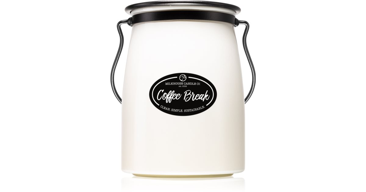 Milkhouse Candle Co. Creamery Coffee Break świeca zapachowa Butter Jar 624 g