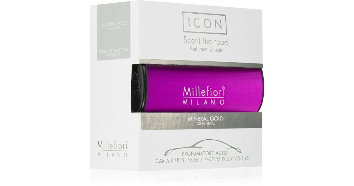 Millefiori Icon Mineral Gold Car Air Freshener