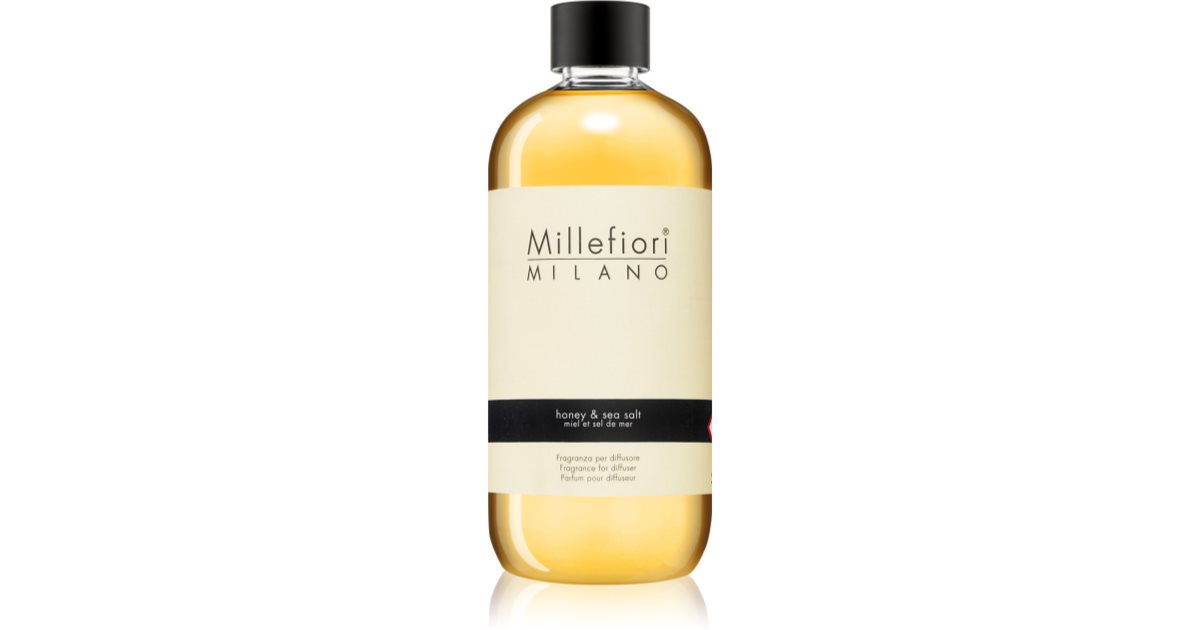 Millefiori Milano Honey & Sea Salt refill för aromspridare 500 ml
