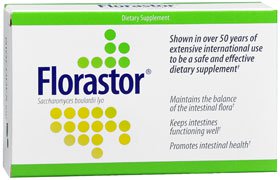 Florastor Probiotic Dietary Supplement 20 Count Box