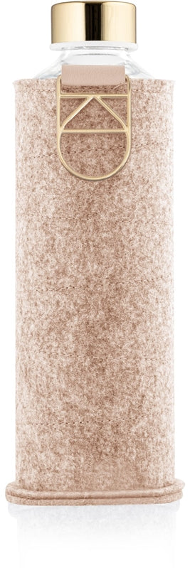 Equa Mismatch Glas Vandflaske + Filtindpakning Cookie Farve 750ml