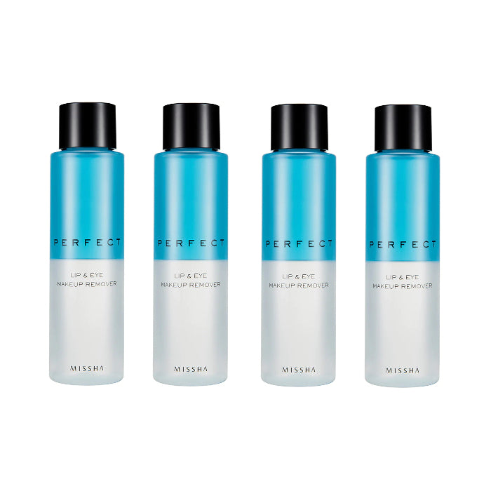 MISSHA - Perfect Lip & Eye Makeup Remover - 155ml (4ea) Set