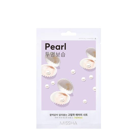 Missha Pearl Airy Fit Brightening Face Mask til træt-stresset hud