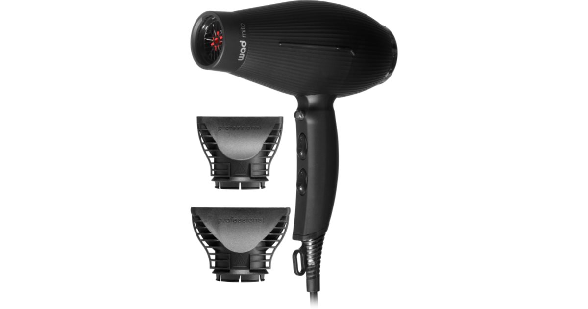 Wad Mito Dryer Chrome Hair Dryer Black