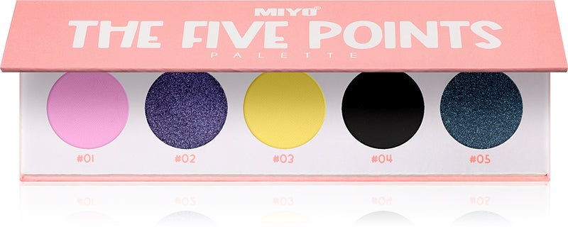 Miyo Die fünf Punkte Lidschatten-Palette Farbe 26 Machen Sie es funky Augen