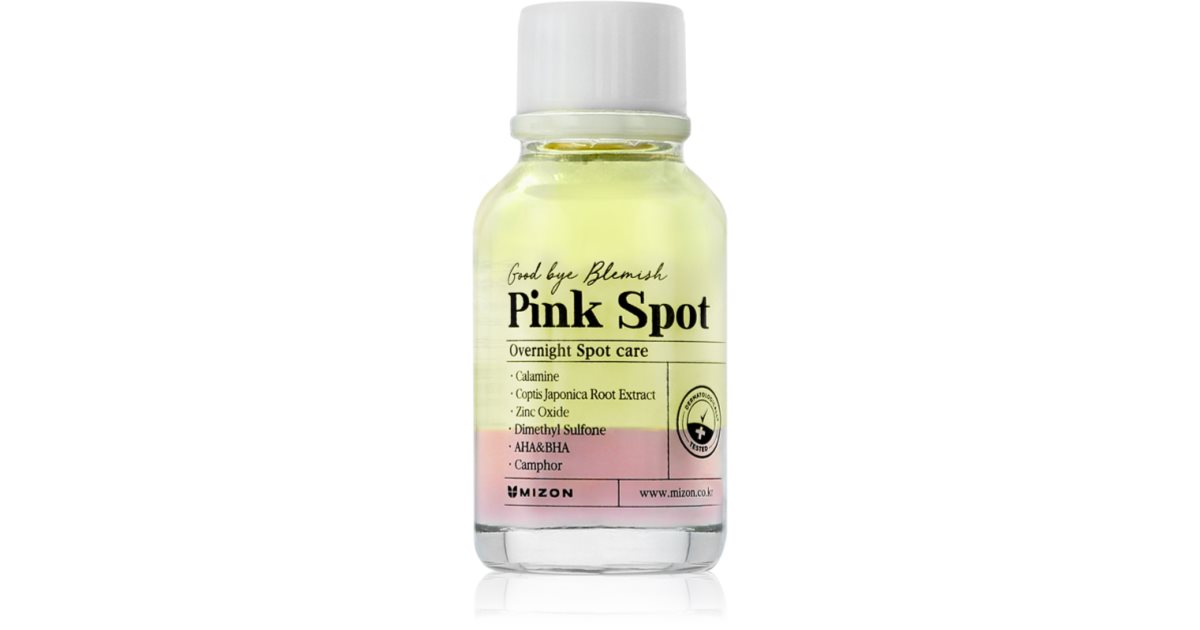 Mizon Pink Spot Good Bye Blemish Night Spot Treatment - 19 ml