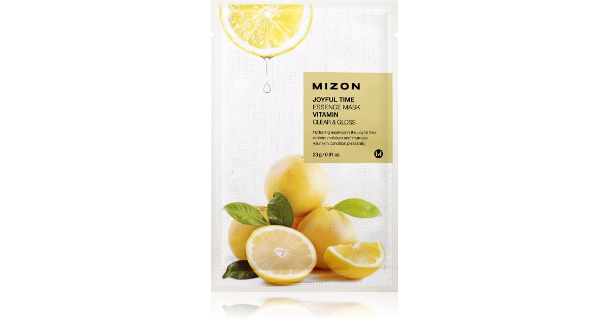 Mizon Mascarilla limpiadora y refrescante con vitaminas Joyful Time, 23 g