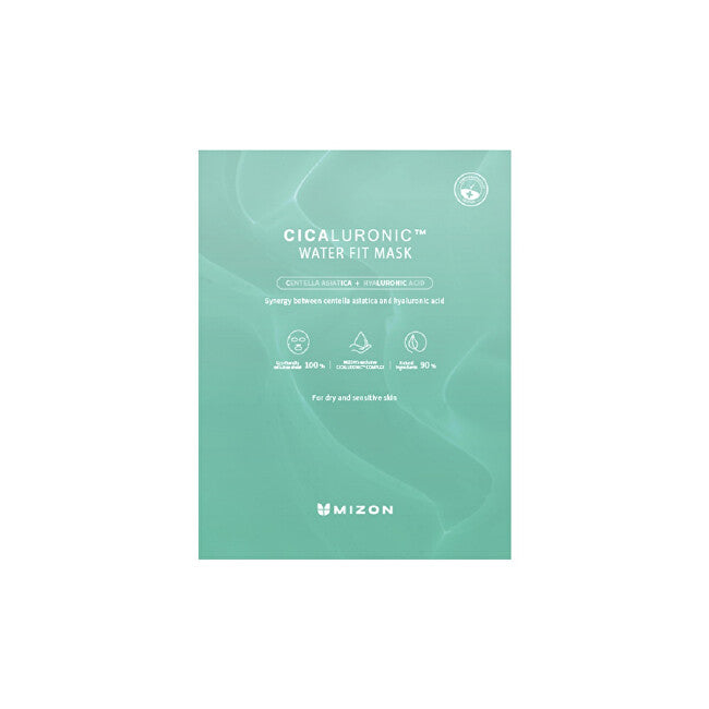 Mizon Hydrating face mask with hyaluronic acid Cicaluronic (Water Fit Mask) 24 g