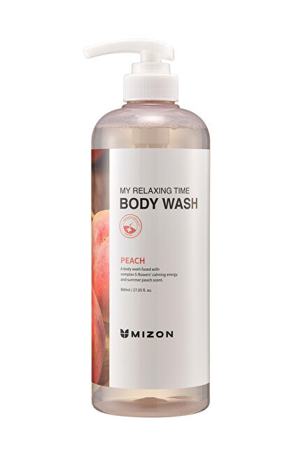 Mizon Peach My Relaxing Time dusjgelé (Body Wash) 800 ml